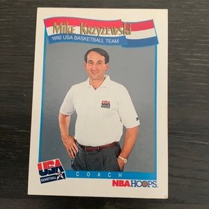 1992 Vintage USA basketball mike Krzyzewski